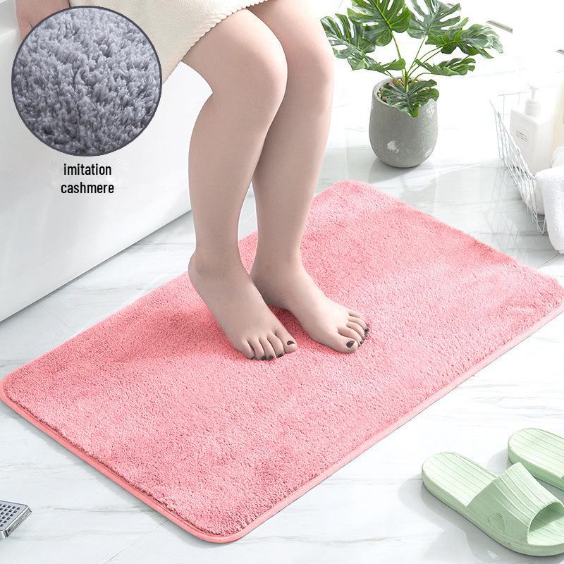 

Бархатный нескользящий впитывающий коврик для ванной комнаты для туалета и спальни 40x60 cm