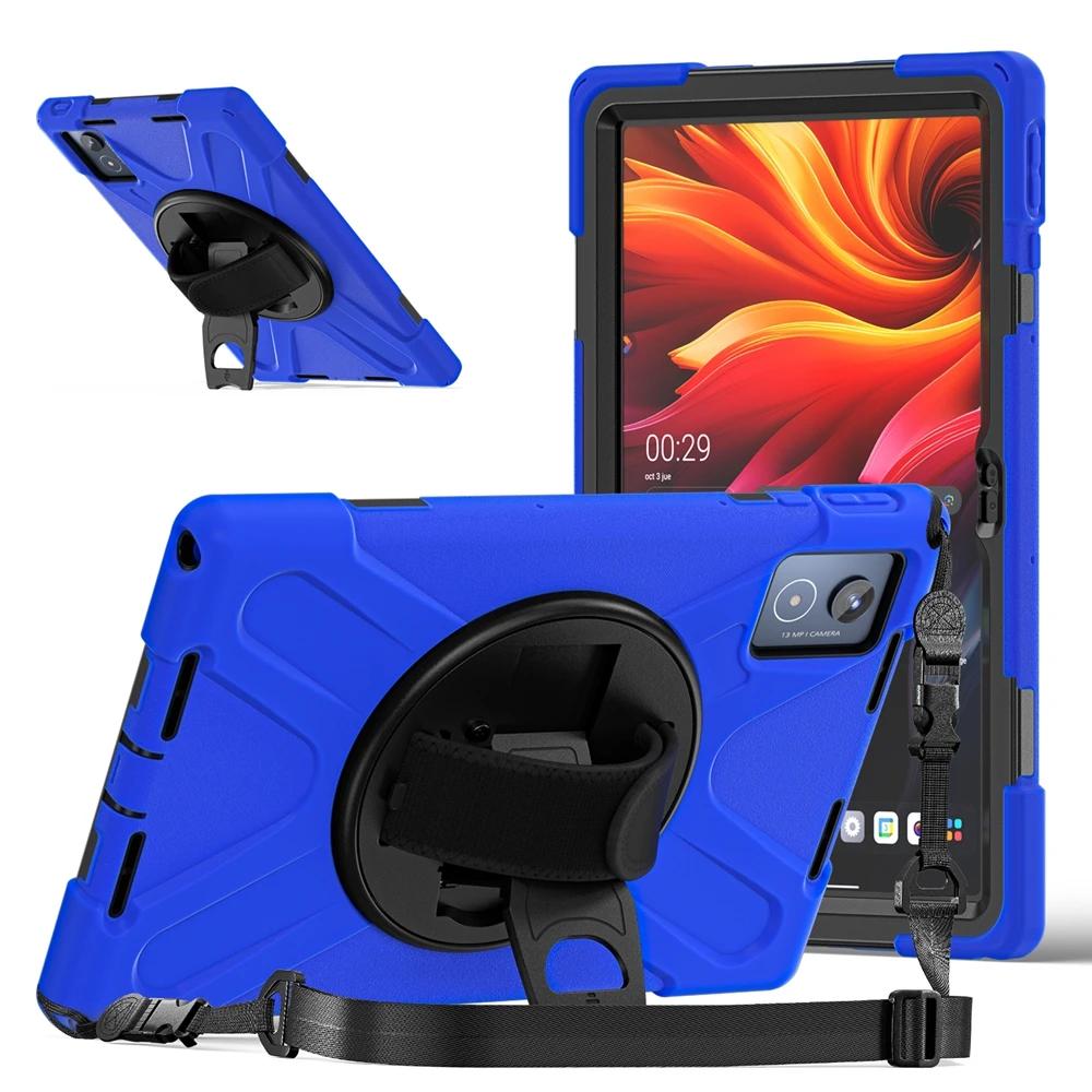Tablet-Hülle für Tab K11 Plus 11,45" TB-352FU TB-352XU Hülle Stoßfest Kindersicher PC + Silikon Ständer Schultergurt