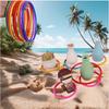 10pcs of colorful PVC ring throwing game - perfect for family gatherings, outdoor garden parties, outdoor party accessories