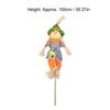 Rainproof Garden Scarecrow, Bird-Scaring Outdoor Scarecrow, 100cm Tall (Female Scarecrow)