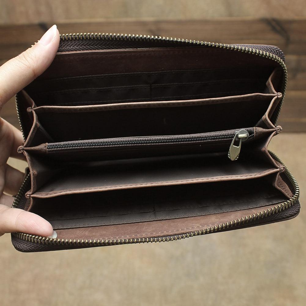 Retro At Deri Kabartmalı Cüzdan 2021 Yeni Ejderha Desen Uzun Erkek Cüzdan El Yapımı Inek Derisi Çanta