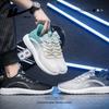 Soft-soled Breathable Mesh Shoes Spring and Summer Casual Sports Shoes Simple Solid Color High-end Men's Shoes