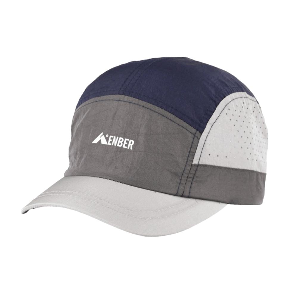 5-Panel Design Sun Hat Quick-Drying Summer Cap Retro Baseball Cap  Men and Women серый