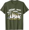 Funny Bird Mom Seagull Mother's Day Apparels Seagull Mom Funny Mama Humor Ocean Life T-Shirt Women's Fashion Mommy Novelty Gift