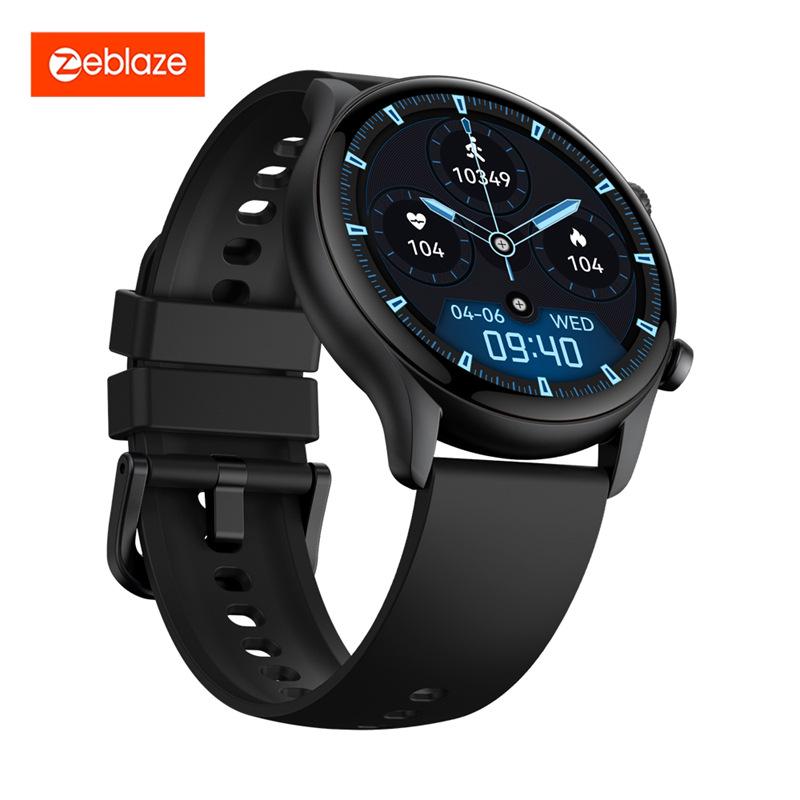 

Zeblaze Btalk 3 Plus Unisex Smartwatch: Bluetooth Calling, Heart Rate Monitor, Pedometer, Fitness Tracker чёрный