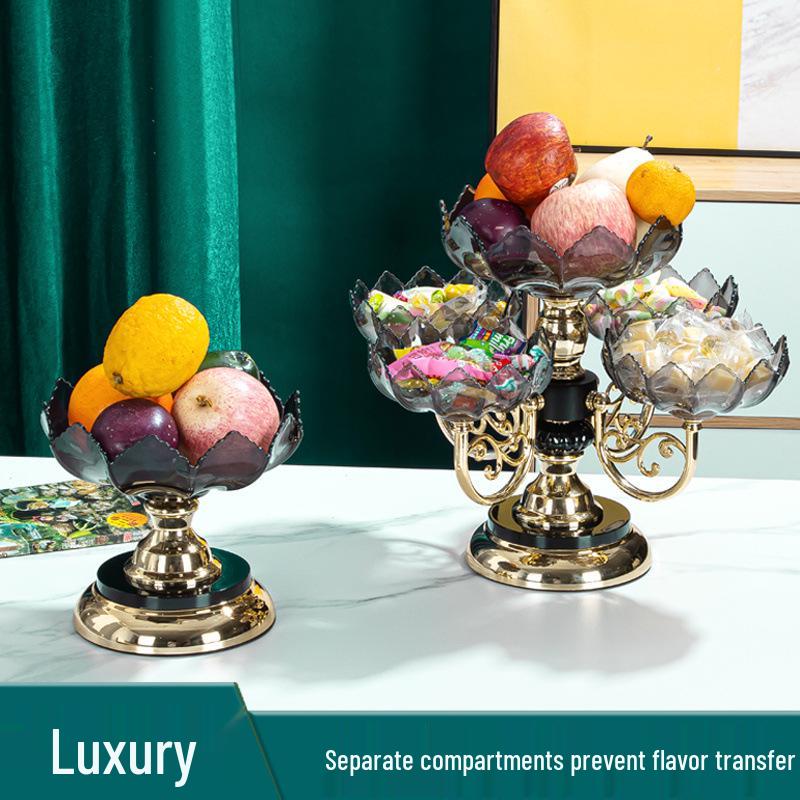 2025 Rotatable Multi-Layer European Fruit & Snack Plate