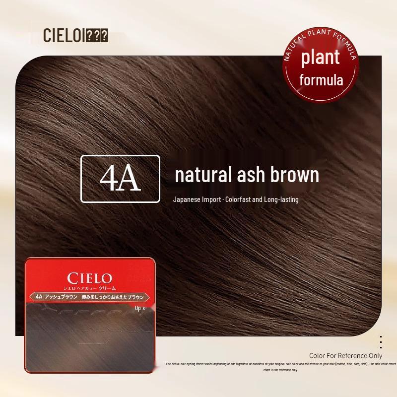 CLELO Xuanruo Crema Colorante per Capelli Giapponese - Formula a Base Vegetale per Copertura dei Capelli Grigi