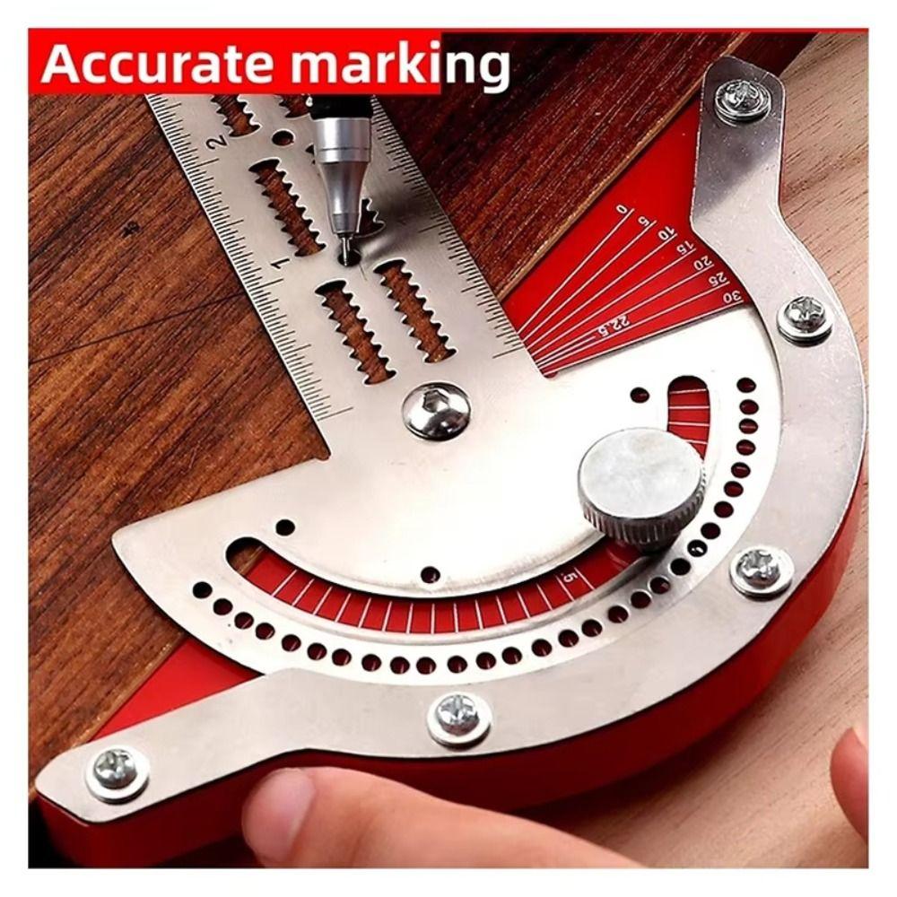 T-Type Woodworkers Edge Rule Accurate Scale Digital Protractor Scribing Angle Finder  Woodworkers