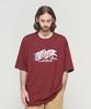 CARGOBROS (Big Size) Cargo Vintage Flag Short Sleeve T-Shirt (Wine)