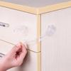 Baby Safety Double Door Lock - Finger Pinch Protection Latch for Cabinets and Drawers