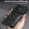 KEYSION Magnetic Phone Case for HONOR X8d Slide Camera Protection Upright Kickstand 360°Ring Shockproof Back Cover for Honor X8d