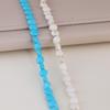 Peach Heart Synthetic Turquoise Beaded Flat Disc Jewelry Accessory