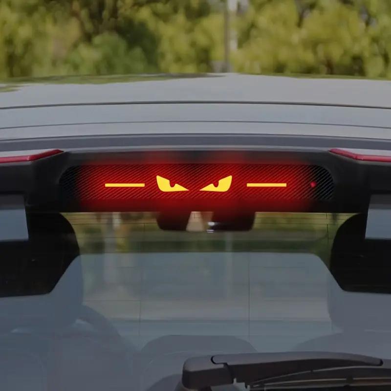New Car High Brake Light Sticker Rear Brake Light Decorative Sticker Luminous Brake Decorative Cover Devil Eye