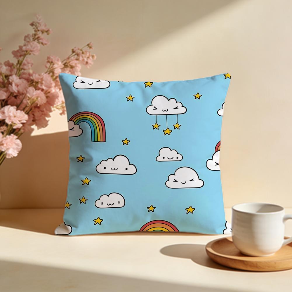 Funda de cojín Arcoíris Vibrante Fundas de almohada suaves para el hogar, dormitorio, sala de estar, sofá