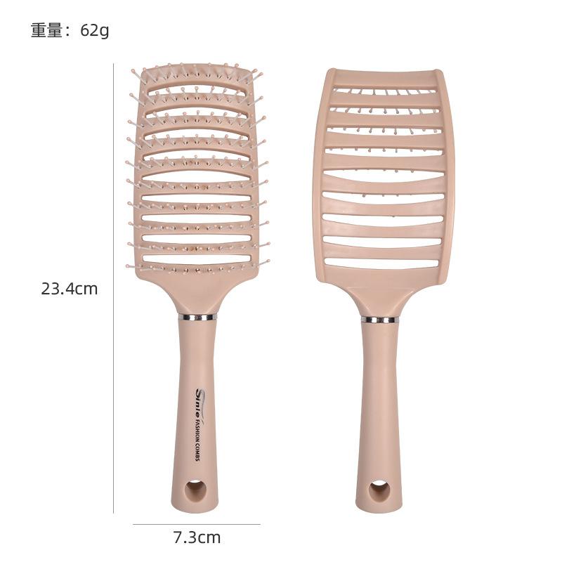 

Массажная расческа для волос головы, нейлоновая женская расческа для влажных и сухих вьющихся волос, щетка для салона, парикмахерская, инструмент для укладки, Прямая поставка