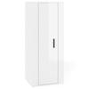 Wall Mounted TV Cabinet High Gloss White 40 X 34.5 X 100 Cm