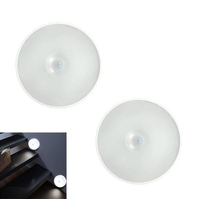 KDSSYFT Motion Sensor Small LED USB Automatic Indoor No Wiring Easy Suitable for Lights, 2-Pack, Lamps, Rechargeable, On/Off, Footlight, Use,