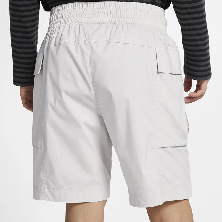 Nike Running Sports Cargo Shorts With Large Pockets Men Bottoms Beige AR2374-072