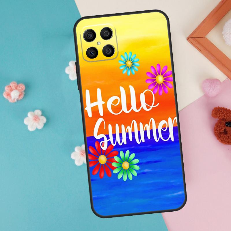 Hallo Sommerblumen Hülle Für Honor Magic 7 Lite 5 6 Pro Honor X9a X8a X8 X9 X8b X9c X9b 50 70 90 200 Lite Abdeckung