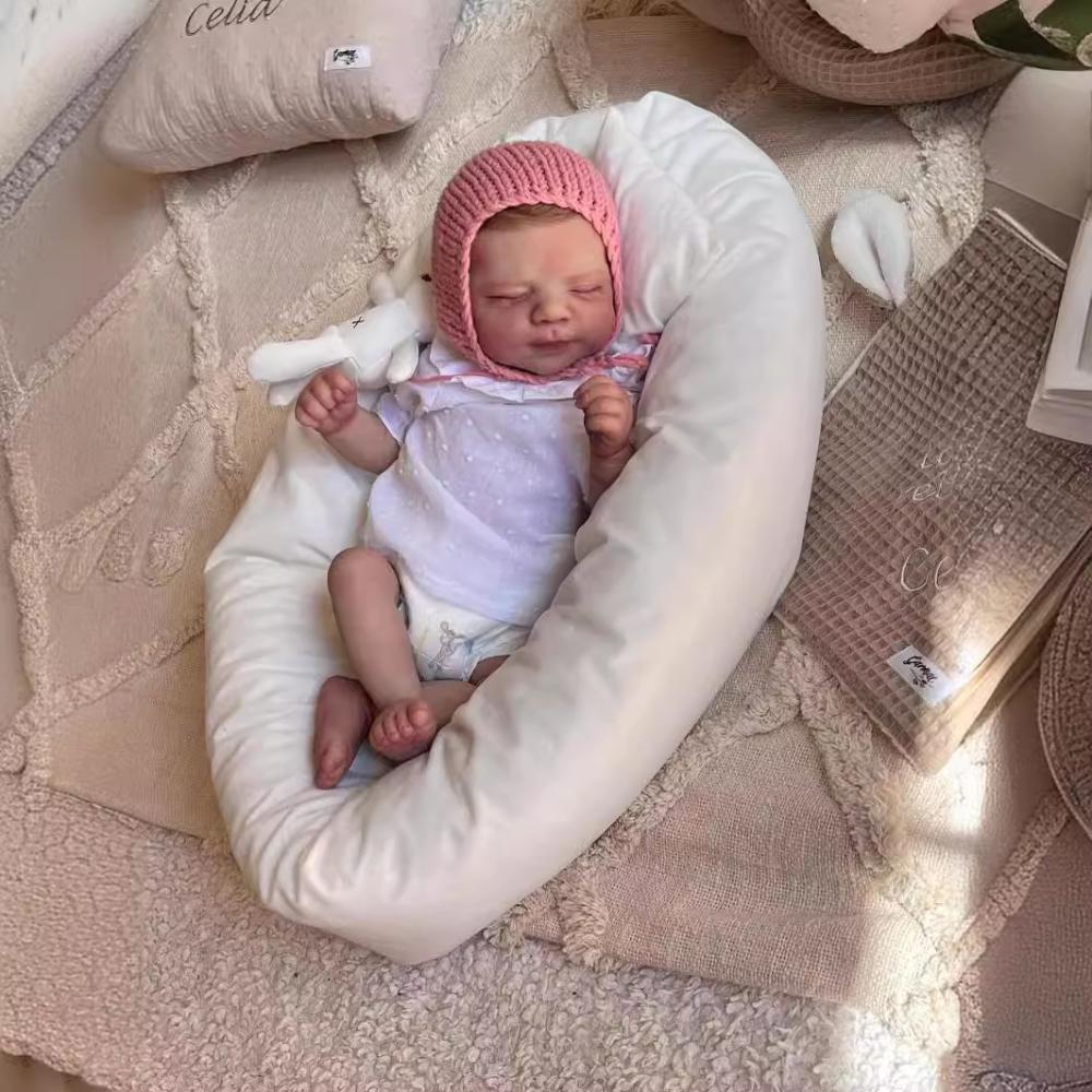 19palcové panenky Bebe Reborn pro batolata Pascale celovinilové nebo látkové tělo panenka pro novorozence Rozkošná spací panenka Hračky pro děti Dětské Vánoční překvapení Dárek