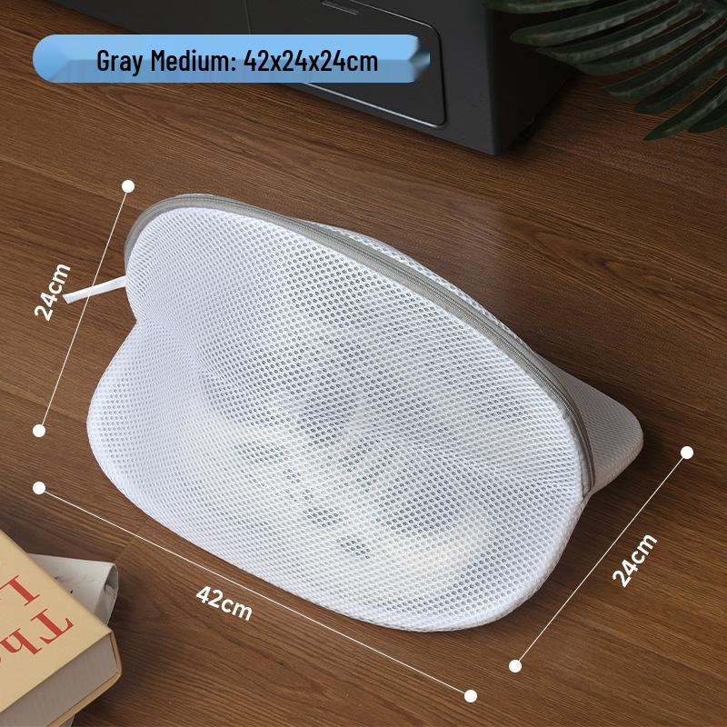 Machine Washable Polyester Shoe Washing Bag – Anti-Deformation Protective Design for Easy Shoe Cleaning