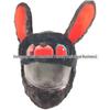 Motorcycle Helmet Decoration: Cartoon Rabbit, Toothless, Pumpkin Head Covers