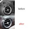 For Benz E-Class W213 2016-2021 Carbon Fiber Front Side Vent Overlay Cover Trim