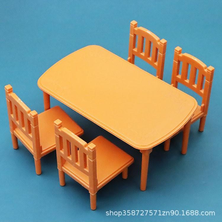 Play House Toy Simulation Mini Furniture Full Set Kitchen Doll House Miniature Food Play Scene Ornament Girl Model