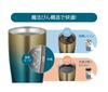 Thermos Vacuum Insulated Blue Day Birthday Gift Tumbler, 0.34L, Gold, JDE-341LTD BLGD, Father's Gift, Beer, Men's, Women's,