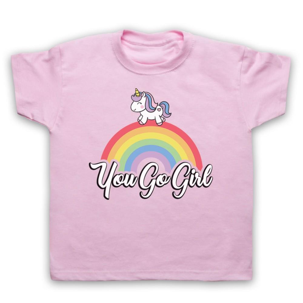 You Go Girl Feminist Slogan Girl Power Womens Rights Kids Childs T-Shirt