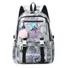 Cartoon Demon Hunters Printed Backpack Schoolbag for Teenager Student Girl Boy Bookbag Large Capacity Waterproof Travel Bag Mochila
