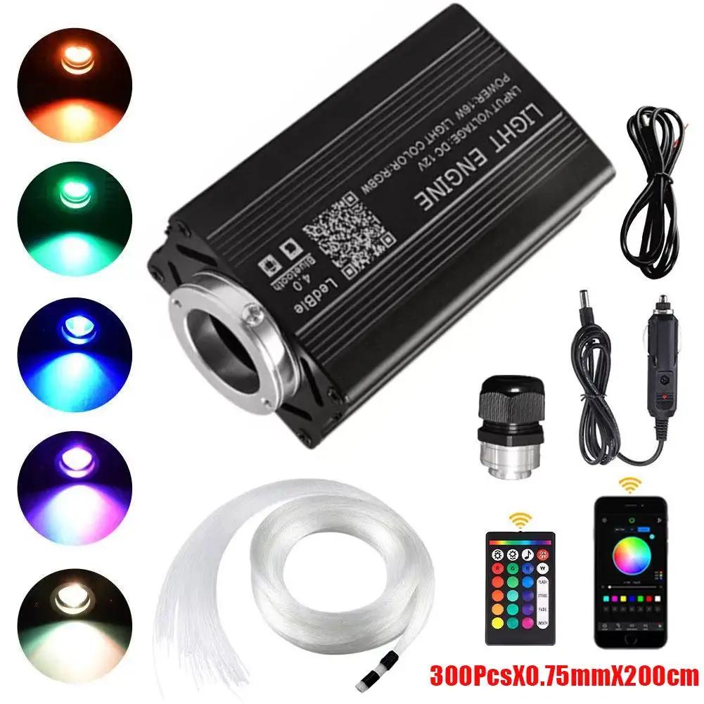 

Car Starry Sky Light 12V 32W RGB Meteor Ceiling Car Optic Light Interior Shooting Car Atmosphere Star LED Lamp Roof Light F E3S1