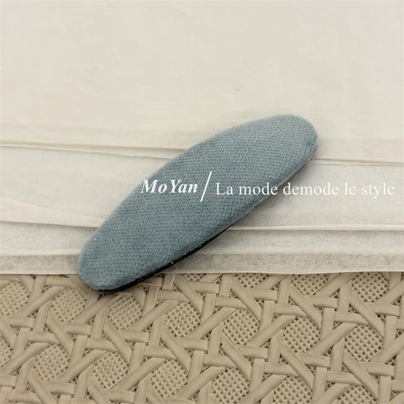 Korean Version Retro Minimalist Fabric Hair Clips for Elegant Side-parted Hair, Side-byside Hair Clips, Versatile Hair Accessories