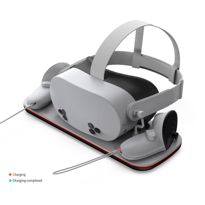Magnetic Fast Charging Stand for 3S Accessories with Two Rechargeable Batteries