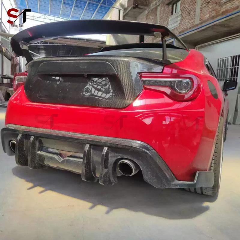 Carbon Fiber SARD-Style Rear Spoiler Lip Diffuser for Toyota GT86/Subaru BRZ