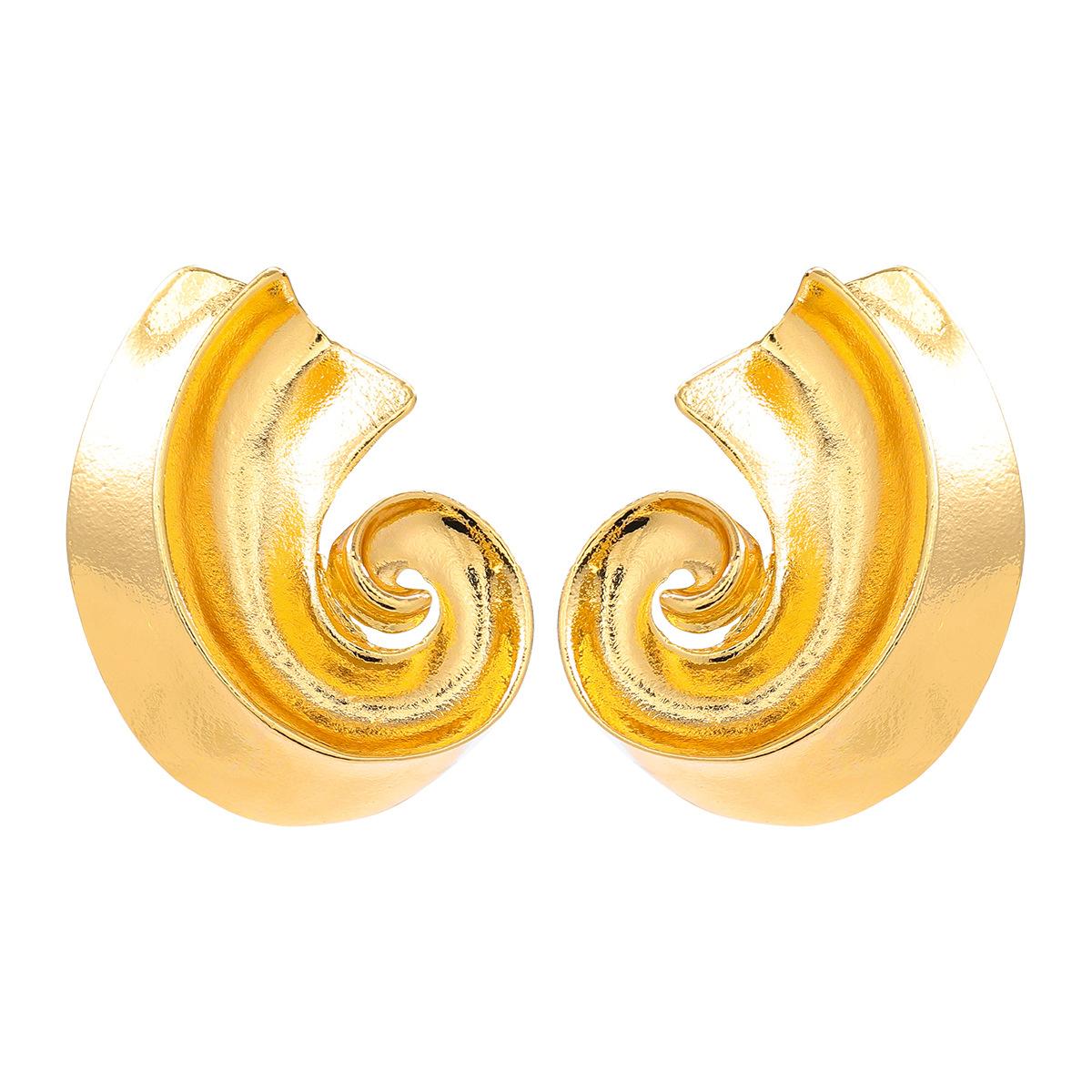Spring Women s Fashion Threaded Earrings 1 pair золотой