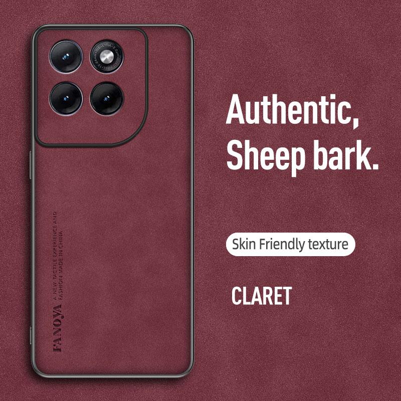 Retro Leather Skin Feel Case For Motorola Edge 70 Fusion Edge70Fusion G Shockproof Matte Silicone Soft Case Cover