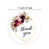 100-500 Pieces Label Scroll Thank You Sticker Scrapbook Gift Decoration Stationery Sticker Seal Hand Label Sticker