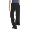 Adidas Lounge Wide Leg Knit Joggers Casual Pants Women's Black JJ3604