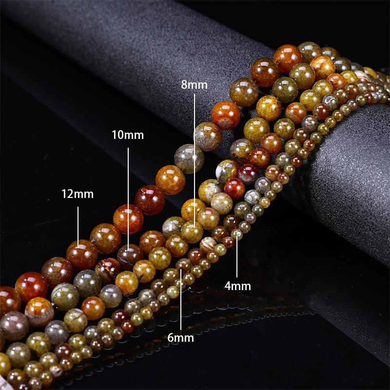 

Чайный Дракон Агат Круглые Бусины DIY Шармы для Браслета 6mm Strand