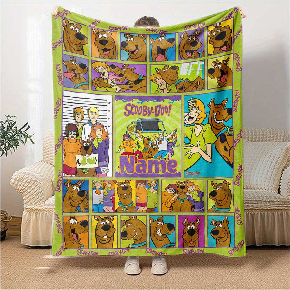 Warner (27) Customize Text Blanket Gift Customizable Blanket Ultra-Soft Perfect for Bedding Sofa Living Room Home Decor for All Occasions
