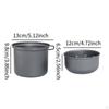 Oală de Supă pentru Camping cu Mâner Pliabil Echipament de Gătit în Aer Liber Oală de Stoc Antiaderentă pentru Picnic