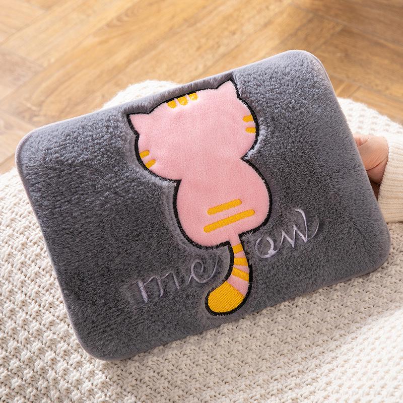 Rechargeable Explosion-Proof Electric Hand Warmer - Plush Cute Design for Women and Babies