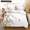Elegant Flowers Bedding Set Duvet Cover Set 3d Bedding Digital Printing Queen Size Polyester Bedding Set Fashion Design Colorful