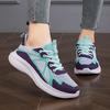 Outdoor Running Shoes Women Thick-soled Lightweight Breathable Anti-slip Shoes Women Comfortable Soft Lace-up Sports Shoes Women