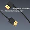 Molded Strain Relief DisplayPort Cable with Male-to-Male Ends, DisplayPort 1.4 Support, and Direct Video Transmission