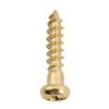 Musiclily Ultra Guitar Tuner Mounting Stainless Panhead for Electric Gold of 2.2x10mm Screws, Steel, Type, Guitars/Acoustic/Bass, (Set 20)