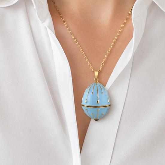 Openable Oval Pendant Necklace Dainty Birth Flower Necklace January To December