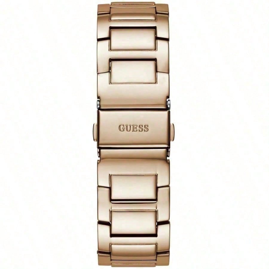Guess Dámské hodinky Crystal Queen Series Quartzové hodinky dámské - Vykrojený ciferník, Tělo z nerezové oceli, Průměr 40 mm