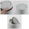 Plastic Countertop Waste Bin with Swing Lid, Tiny Garbage Can, Mini Desktop Trash Can
